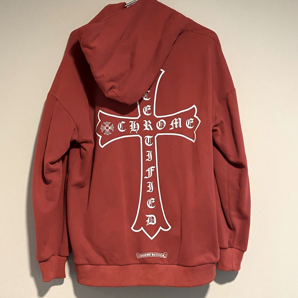Chrome Hearts red Miami Exclusive Drake hoodie